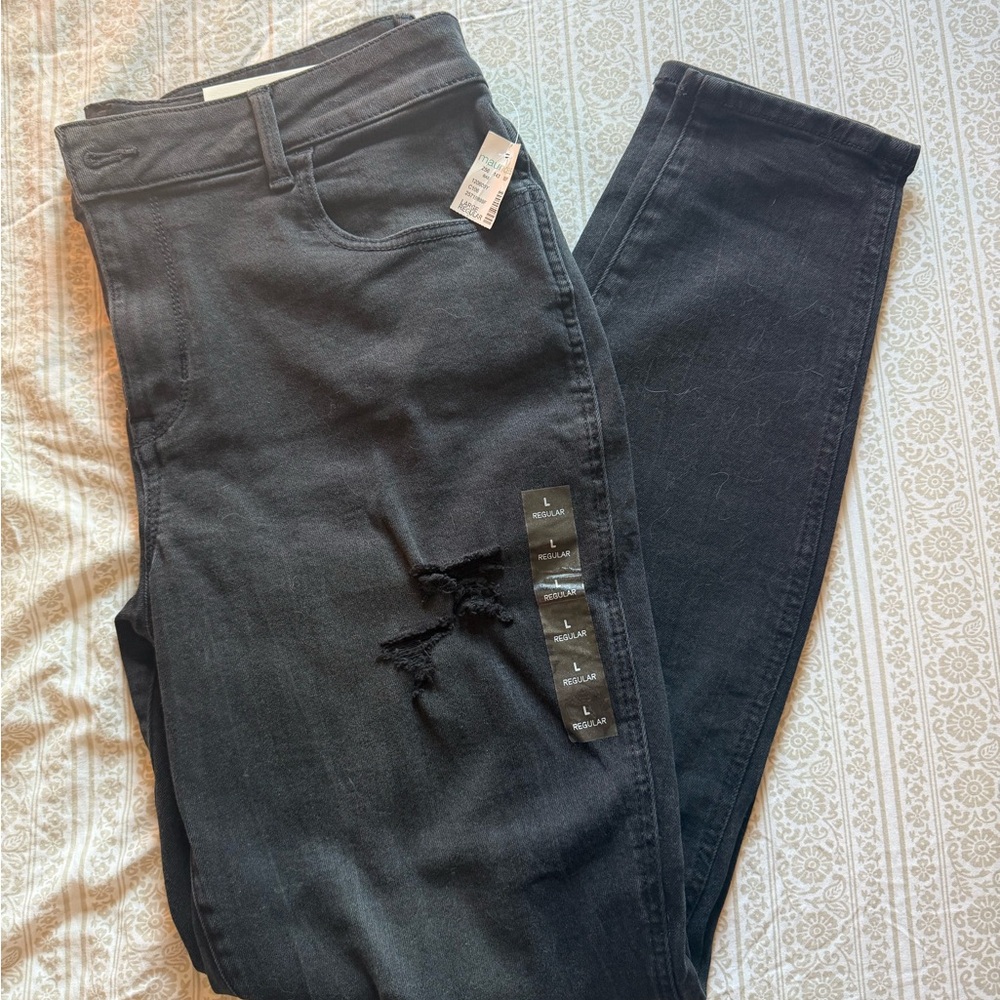 Maurice’s Black Skinny High Rise Jeggings